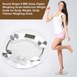 Side view of lightweight digital personal body weight scale