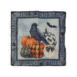 Square printed cushion cover for sofas and chairs