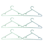 Cloth hangers used for wardrobe organization and space saving