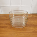 Transparent bowl set showing multipurpose kitchen usability