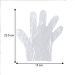 Plastic gloves in a pack, suitable for restaurants and food prep