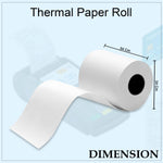 High quality thermal label roll for efficient barcode labeling