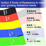 Close-up view of a resistance band used for exercise and fitness