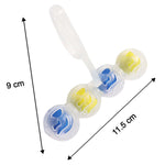 Toilet cleaning balls size comparison for easy toilet care