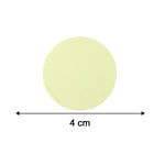 Floor protection felt pads with size guide