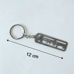 Krishna bhakti keychain design as a spiritual key organizer