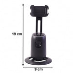Auto tracking mobile holder for video recordings and calls