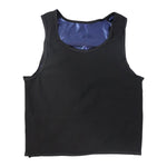 Close-up detail of sweat shaper vest fabric