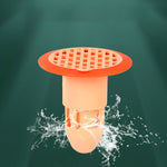 Plastic drain strainer effectively preventing hair blockage in bathroom drain