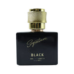 Luxury black fragrance perfume bottle in compact size