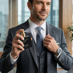 Unisex black Eau De Parfum spray for men and women