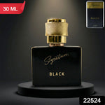 Premium perfume bottle design for Signature Black Eau De Parfum