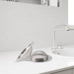 Sink strainer showing perforated holes for effective water flow