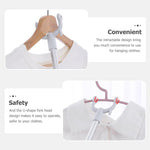 Hanger picker rod for wardrobe and high shelves