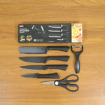 sharp cutting kitchen tool set with scissor and peeler
