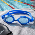 Durable kids swimming goggles with clear vision lens