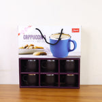 Matte brown double wall insulated stainless steel cappuccino mug by Apex