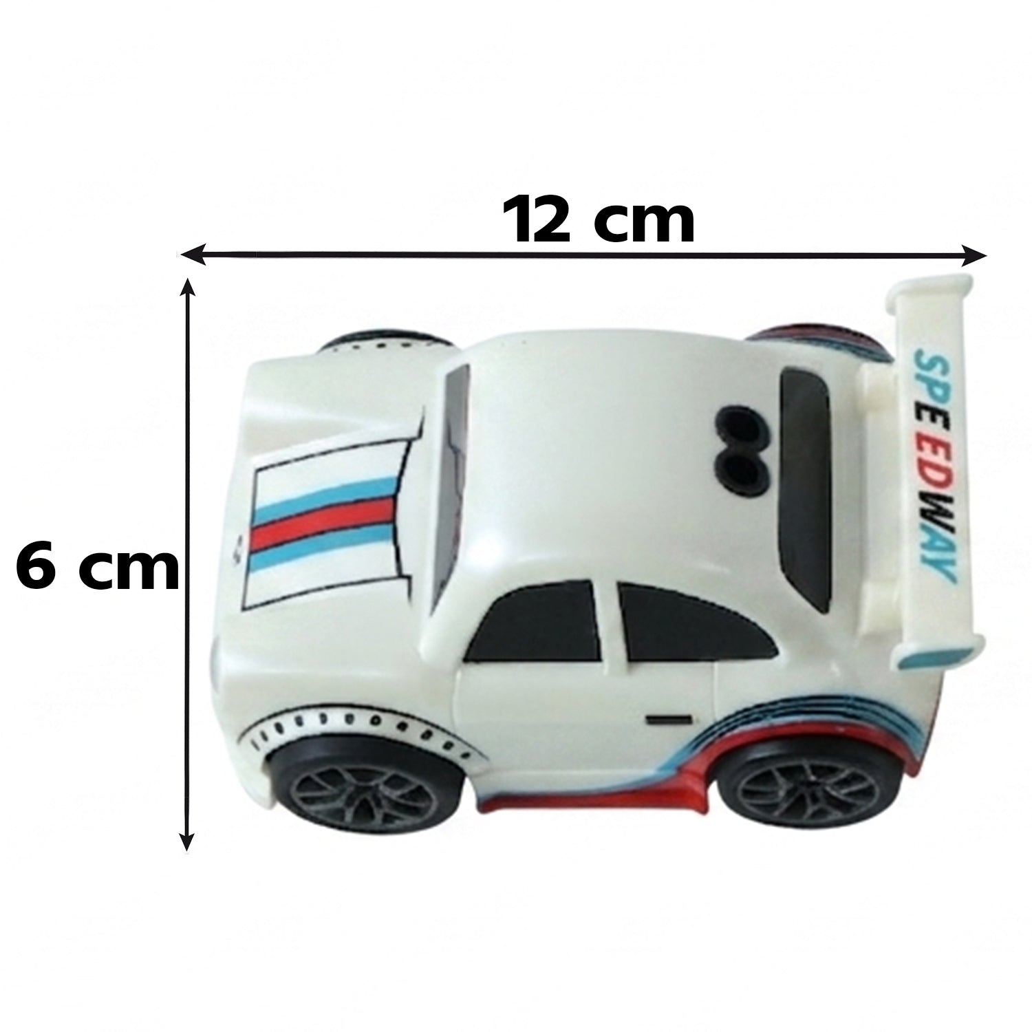 Mini Rc Racing Car Toy With Remote Control Rechargeable For Kids (1 Set)