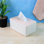 Tissue box holder rectangular shape storing paper napkins neatly