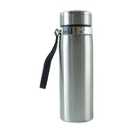 Hot and cold beverage flask for travel and outdoor use