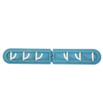 Foldable multi-hook rack used for organized home storage