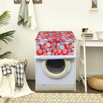 Front load washing machine secured with waterproof protective cover
