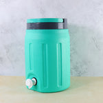 Top view showing insulated water jug lid and ergonomic handle