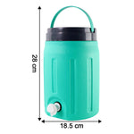 Close-up of water jug cap and handle showing quality finish