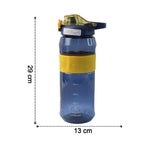Comparison image showing size of 1400ml sports water bottle