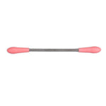 Portable facial hair removal spring, highlighting its travel-friendly size.