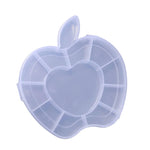 Clear apple-shaped jewellery cabinet for small objects