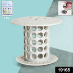 Flexible tub drain strainer with hair stopper for shower and sink