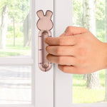 Side profile of durable plastic self stick cabinet handle