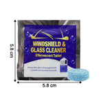 Car windshield cleaning tablets pack of 10 in a compact box