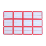 Office writable label sheets to label folders and office supplies