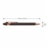 Size guide for stylish mix color ballpoint pens