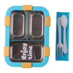 Leak-proof stainless steel food container for kids and adults