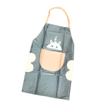Lightweight cartoon animal kitchen apron for cooking and gardening