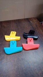 Lifestyle image of the Gambit travel phone charger stand in a modern setting.