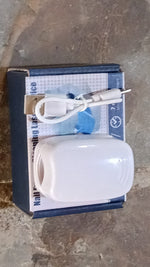 Retail packaging for the AuriGlam Rechargeable Nail Fungus Laser Treatment Device.