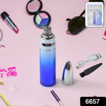 Nose hair trimmer demonstrating effortless and precise use