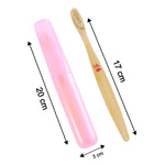 Diagram illustrating the dimensions and size of the versatile 2-in-1 Toothbrush.