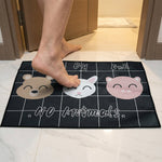 Anti-skid printed mats suitable for kitchen and hallway