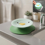 Silicone sink drain strainer with duck shape for kitchens and bathrooms