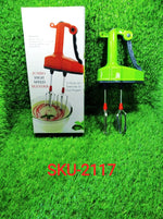 Versatile hand blender for whipping cream, eggs, lassi, and milkshakes.