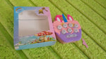 Side view of the interactive Mini Push Bubbles Game for kids.