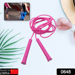 High-speed skipping rope with durable latex cable for intense cardio sessions.