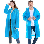 Lightweight portable EVA raincoat for adults and kids, perfect for Indian monsoons.