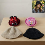 Bucket cap styled for winter outdoor wear