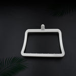 Versatile adhesive towel holder, ideal for optimizing storage in compact Indian home spaces.